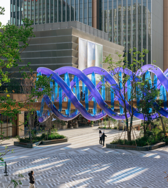 Light Vortex Bridge / People's Architecture Office