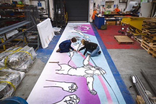 Glasgow 2026 Commonwealth Games Countdown Clock build at workshop